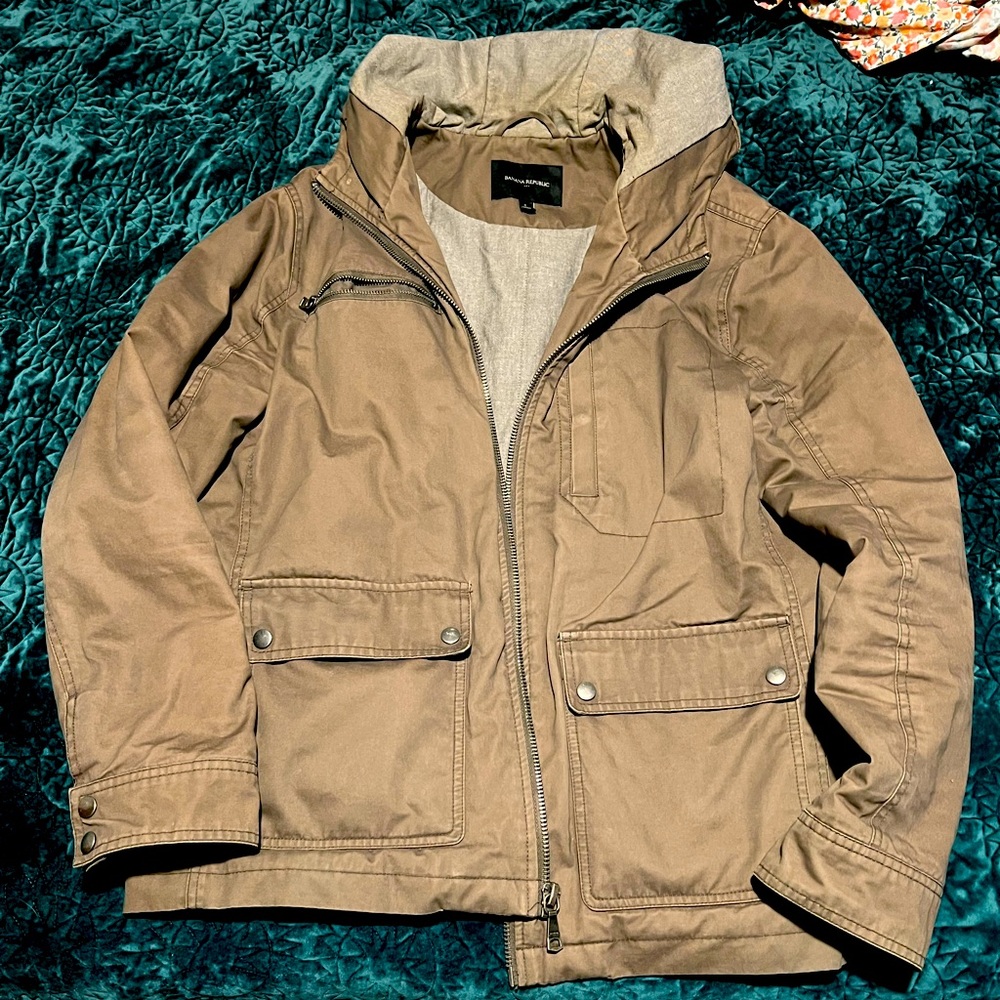 Banana Republic Olive Green Utility Jacket